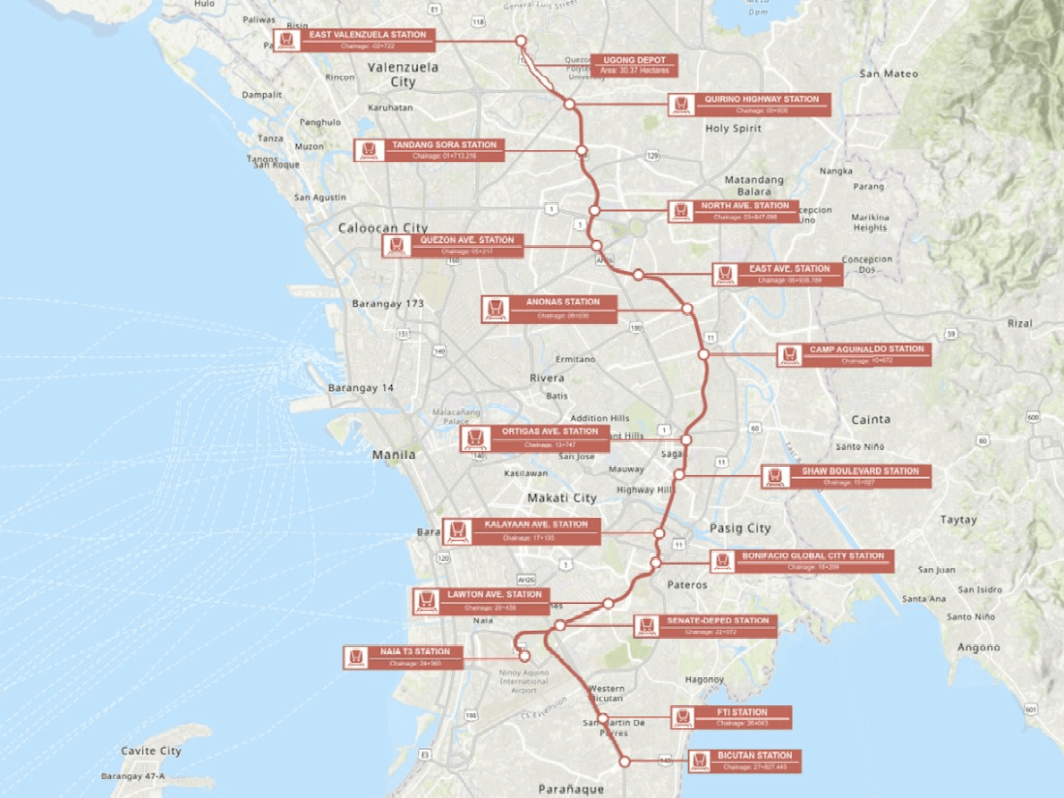 Metro Manila Subway Map (contributed) 