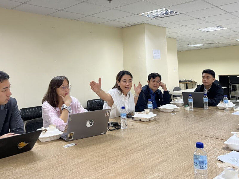 Charade Avondo (3rd from left), Xinyx Design president and chair of the promotions sub-committee of the BOI Electronics & Semiconductors Sectoral Working Group, is pushing for stronger government and industry collaboration in nurturing a generation of young skilled professionals for the semiconductor design industry./Contributed photo (Click on the photo to view the full image)