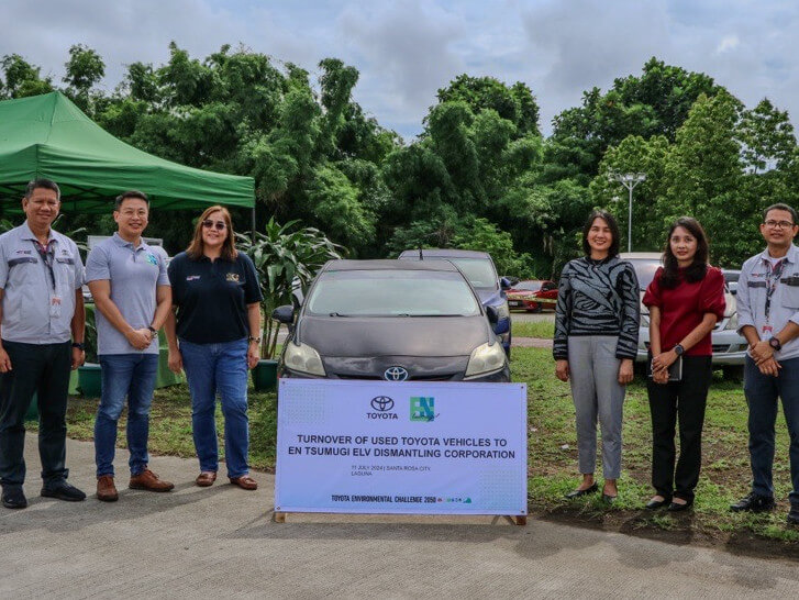 Toyota donated vehicles to the facility to help train the staff in dismantling old vehicles./Contributed photo