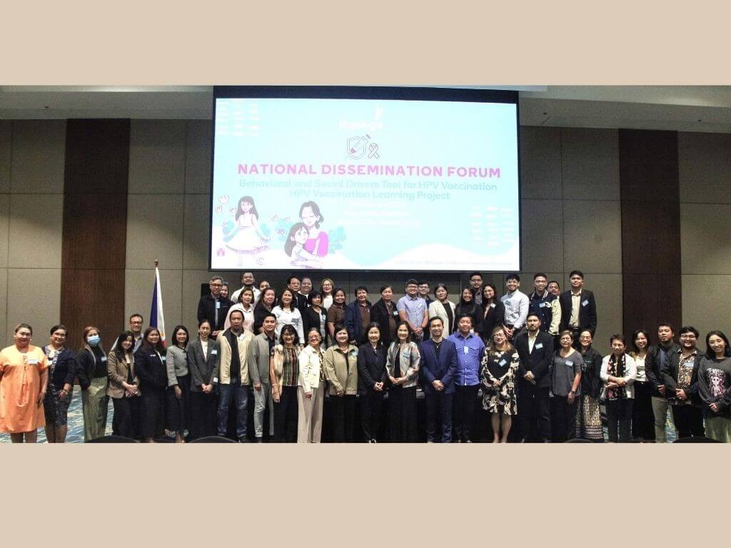 Partners and participants come together to strengthen data-driven HPV vaccination strategies during the &nbsp;national dissemination forum. | Contributed photo (Click to view full image)