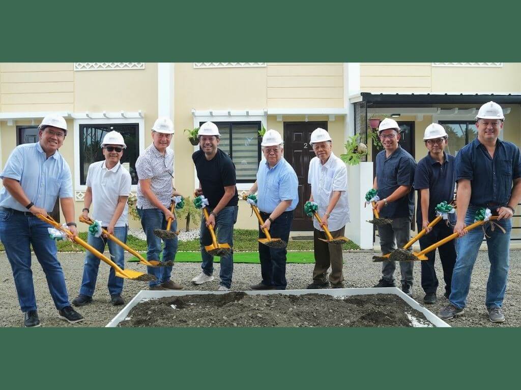 PHINMA Community Housing directors EJ A. Qua Hiansen, Roberto M. Laviña, Eduardo A. Mendoza; president and CEO Luis M. Oquiñena; chair Ramon R. del Rosario Jr.; directors Dr. Magdaleno B. Albarracin Jr., Dr. Chito B. Salazar, Happy A. Tan; vice chair Raphael B. Felix led CoHo’s ceremonial groundbreaking in Davao City. | Contributed photo