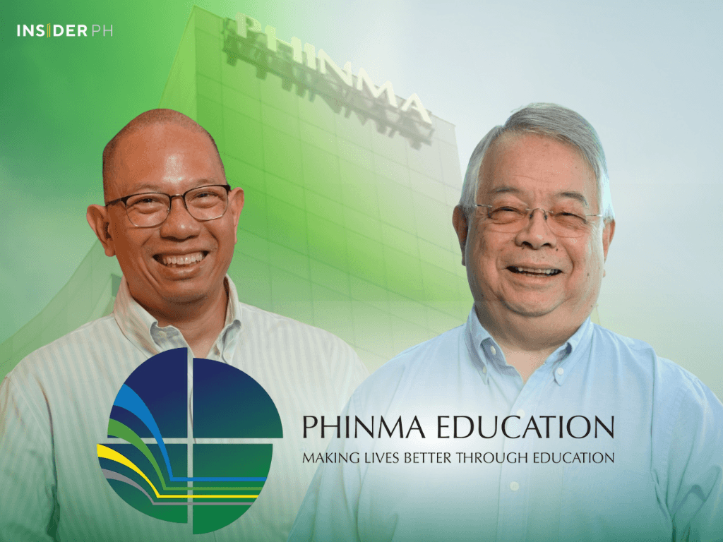 Chito B. Salazar, PHINMA Education president and CEO, and Ramon R. del Rosario Jr., PHINMA Education chair.