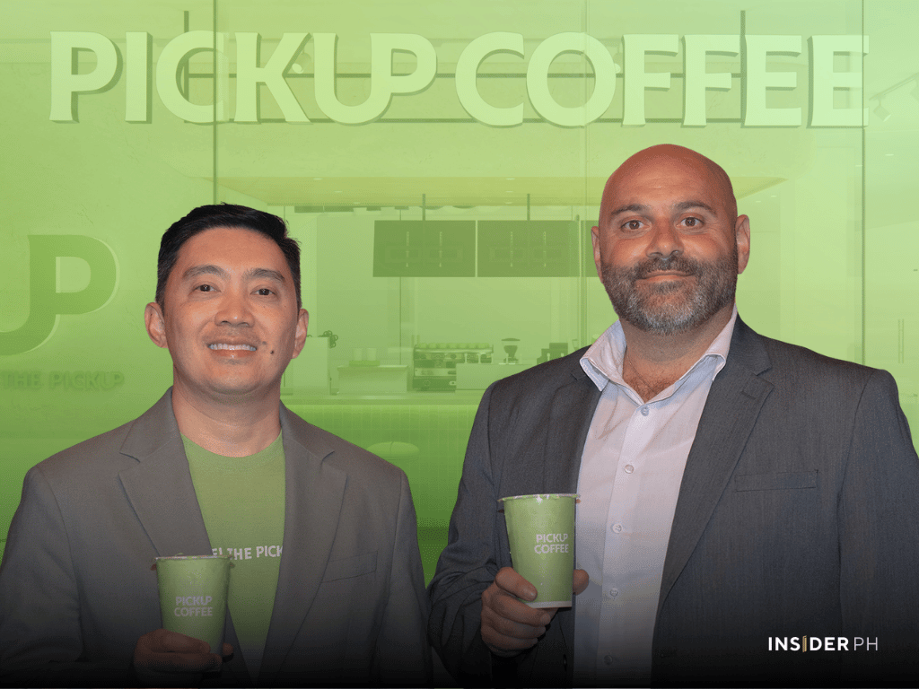PickUp Coffee global managing director Francis Flores and Rami Chahwan, country president and chief executive officer of PickUp Coffee. | Contributed photo