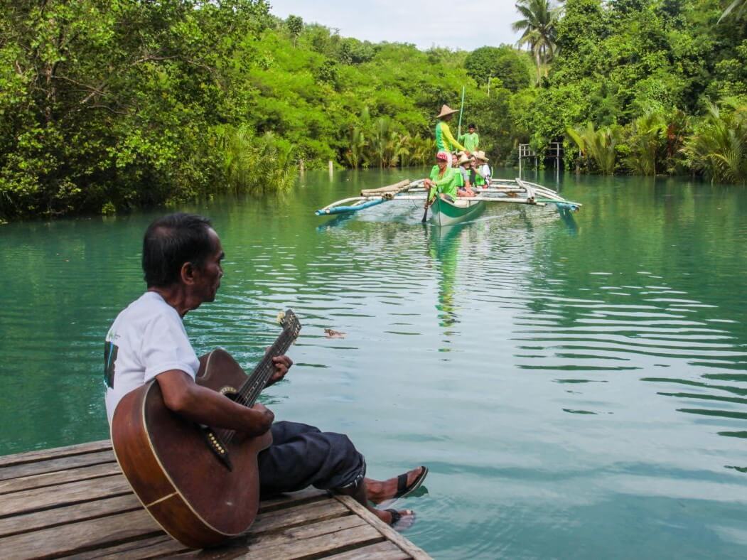 A recent study by the Philippine Institute for Development Studies (PIDS) has cited the Bojo River Cruise in Aloguinsan town, Cebu as best practice for linking environmental education, mangrove preservation, and livelihood generation. | Photo from the Cebu Provincial Tourism Office
