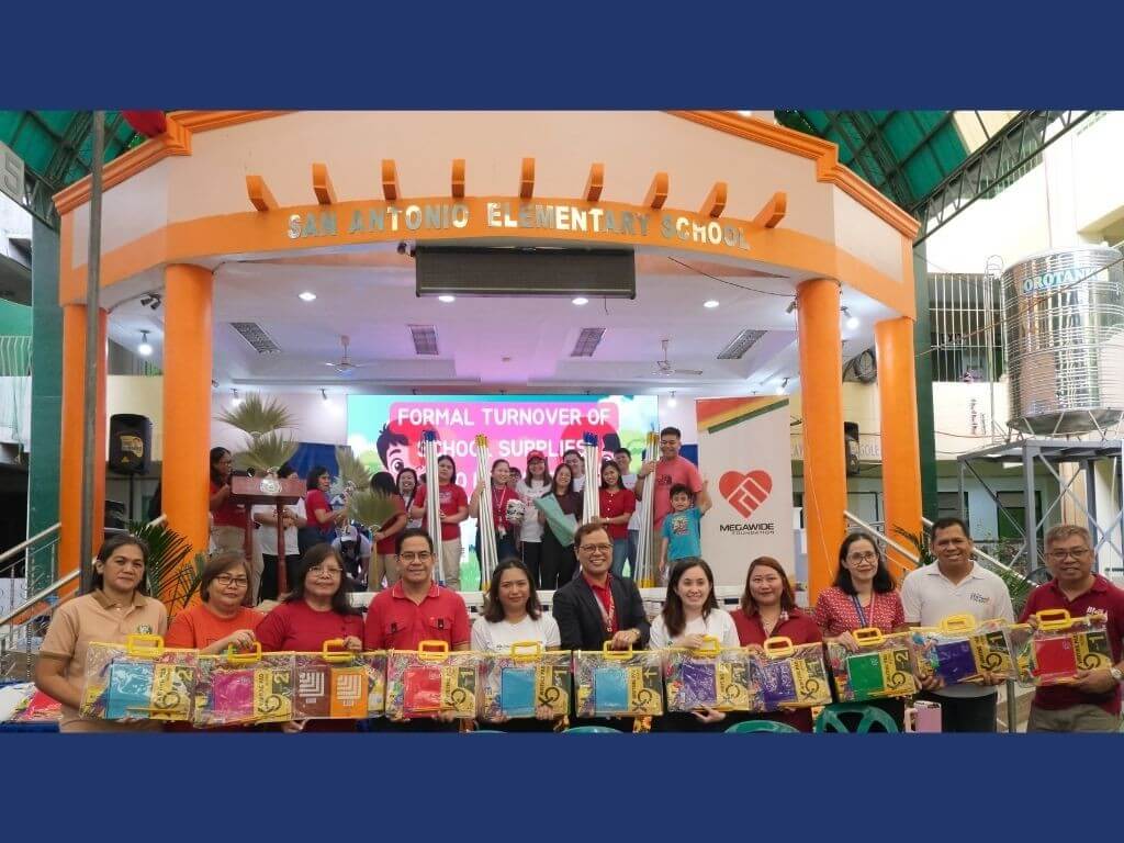 As part of the community effort, PITX turned over cleaning materials to support the school's ongoing maintenance and rehabilitation activities. Meanwhile, Megawide Foundation distributed 420 school supply kits to students and families affected by the recent fire incident in the area, helping ease their preparations for the upcoming school year. | Contributed photo