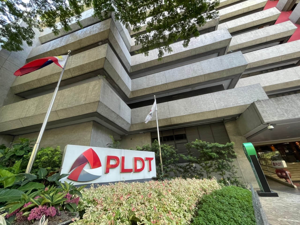 PLDT's headquarters in Makati City./Contributed Photo