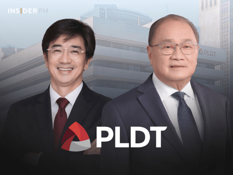 PLDT COO Menardo "Butch" Jimenez Jr. and PLDT chair and CEO Manuel V. Pangilinan. ​&nbsp;