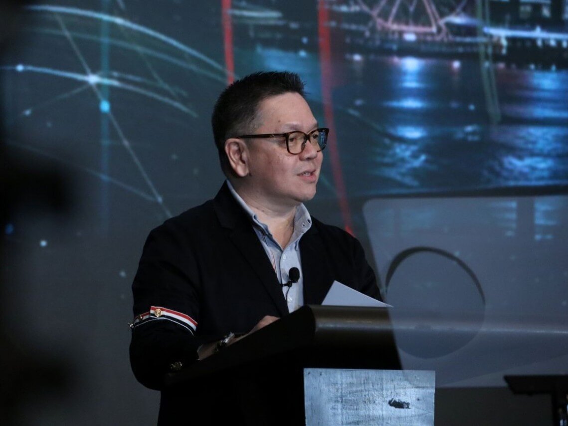 PLDT Global president and CEO Albert V. Villa-Real at the forum opening. | Contributed photo