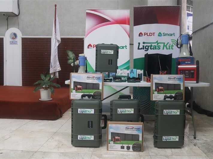 The initial batch of PLDT-Smart Ligtas Kits/ Contributed photo