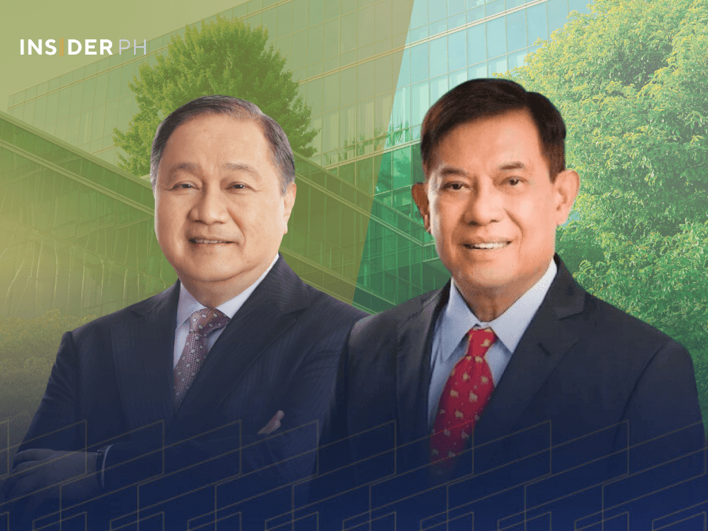 PLDT and Smart chair and CEO Manuel V. Pangilinan and SEC Chair Francis Lim