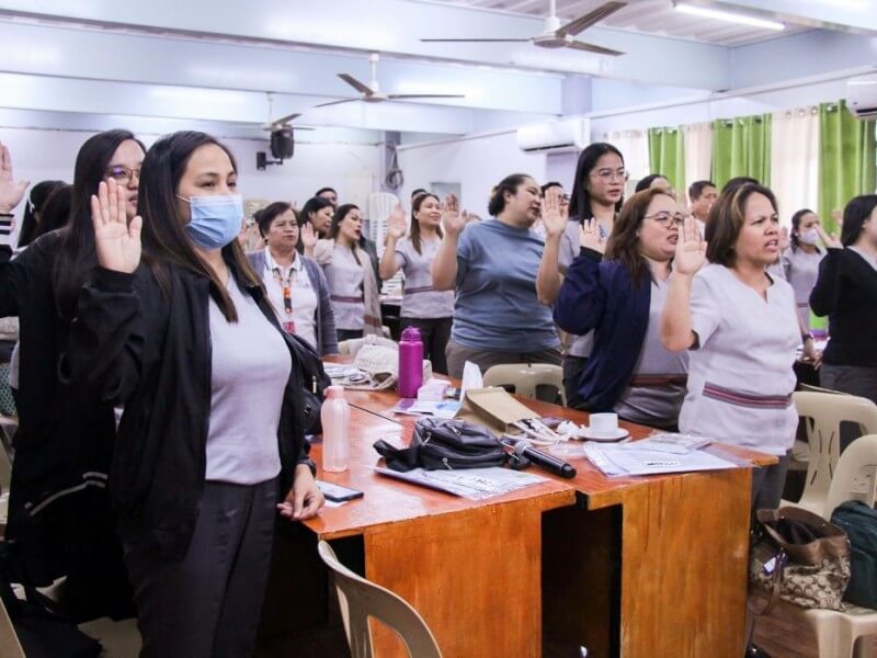 Teachers and counselors from four elementary schools in Quezon City, as well as community workers, shared practical tips on identifying and responding to potential threats in the sessions conducted by PLDT and Smart, together with the Center for the Prevention and Treatment of Child Sexual Abuse (CPTCSA). | Contributed photo