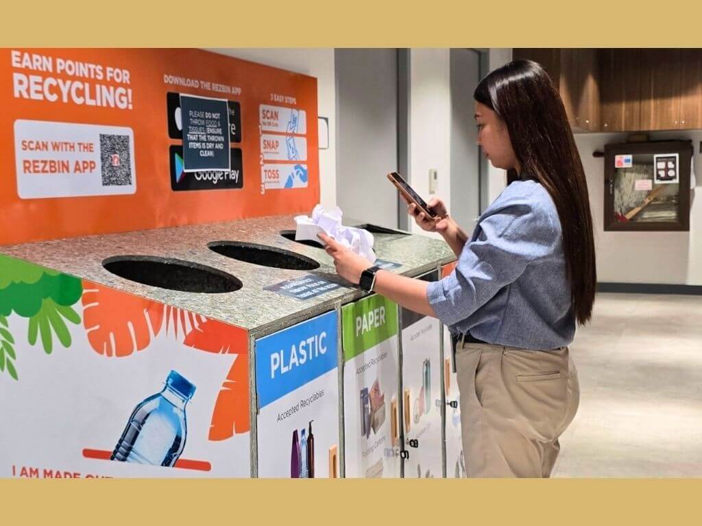 Recycling efforts within the PNB's premises./Contributed Photo