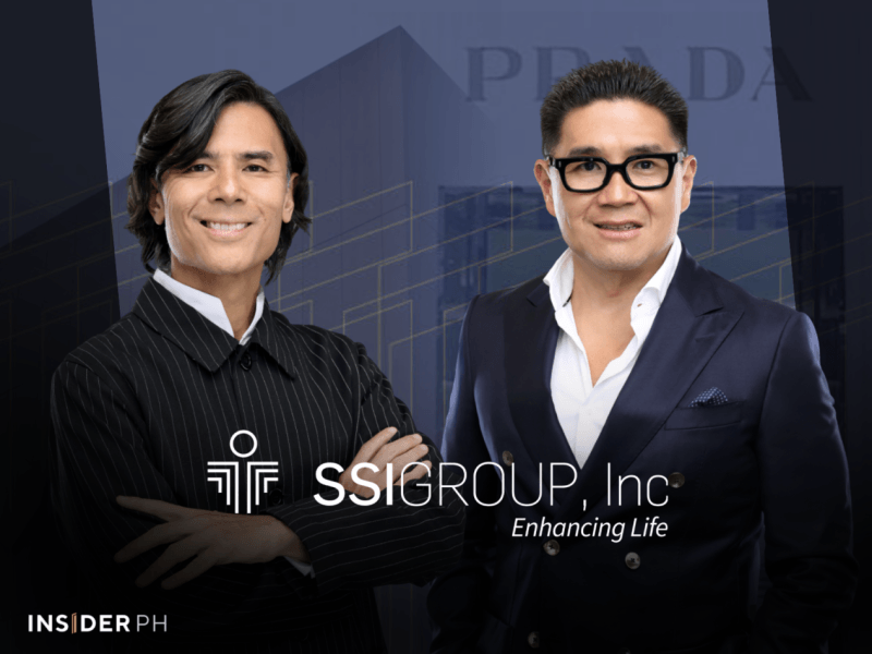 SSI Group chair Bienvenido V. Tantoco III (left) with CEO&nbsp;Anthony T. Huang.&nbsp;