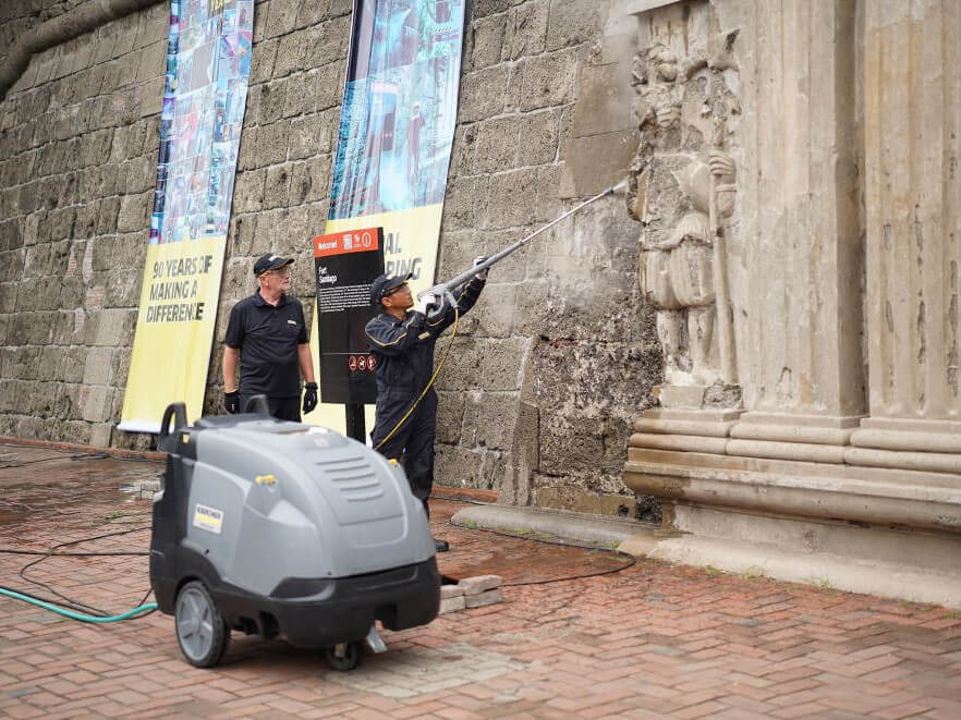 Demo cleaning by Kärcher/ Contributed photo