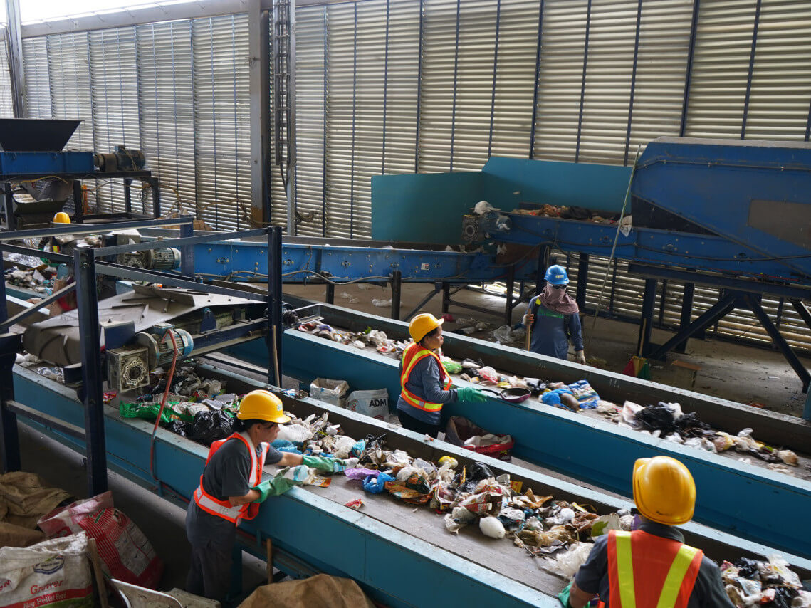 Inside Prime Waste Solutions’ materials recovery facility in Cebu City where state-of-the-art equipment is used to maximize segregation, recycling and recovery./Contributed Photo