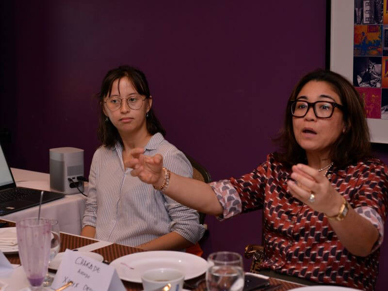 Charade Avondo, president of Xinyx Design, highlights the critical role of semiconductors in global supply chains during a recent media briefing./ Contributed photo