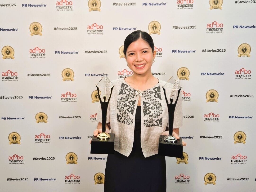 Pru Life UK assistant manager for community investments and sustainability partnerships Hannah Aman received the awards during a banquet dinner in Seoul, South Korea./ Contributed photo