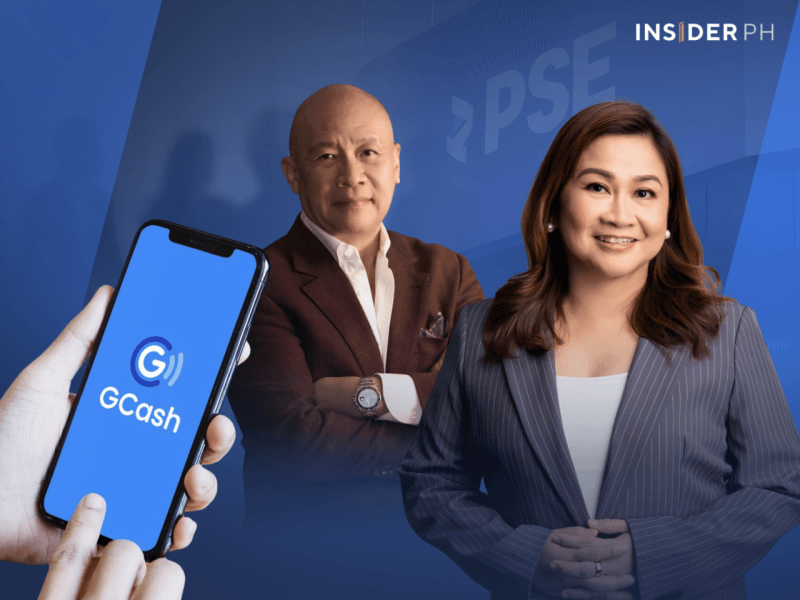 Gcash chair Ernest Cu with Gcash president and CEO Martha Sazon.&nbsp;