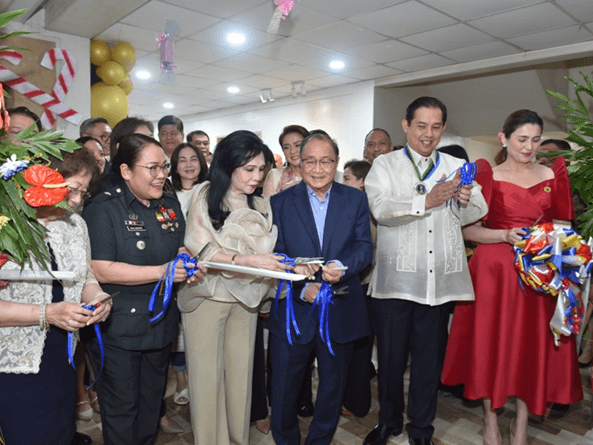 OMF and Meralco chair Manuel V. Pangilinan, with House Speaker Ferdinand Martin G. Romualdez, CSFI president,  former Rep. Rosemarie Arenas and CSFI chair, Tingog Partylist Rep. Yedda Marie K. Romualdez, led the inauguration of the Bagong Bayaning Mandirigma Casualty Care Center./ Photo from Meralco
