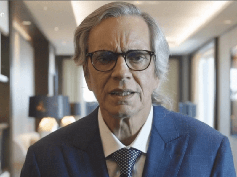 Bloomberry Resorts chair & CEO Enrique Razon Jr. presides over the company's 2025 annual stockholders' meeting./Screenshot from the Bloomberry ASM