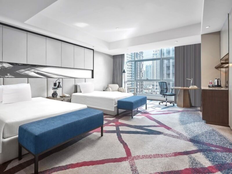 Overlooking the vibrant Ortigas skyline, Crowne Plaza Galleria Manila treats guests to spectacular city views. | Contributed photo