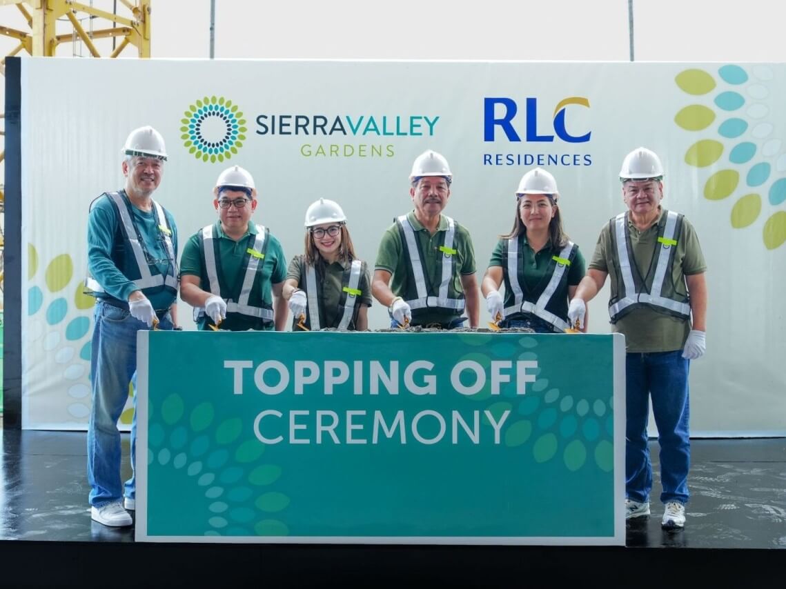 From left: RLC Residences senior consultant Engr. Jose Rovie Cipriano, RLC head of corporate project procurement Engr. Rodanil de Silva, RLC Residences overall head of sales Carissa Denise Lyttle-Lao, RLC Residences head of construction Engr. Emmanuel Arce, RLC Residences senior business development manager Trixia Pascaran, and Terp Asia Construction Corp. chair Engr. Adolfo Escalona.| Contributed photo
