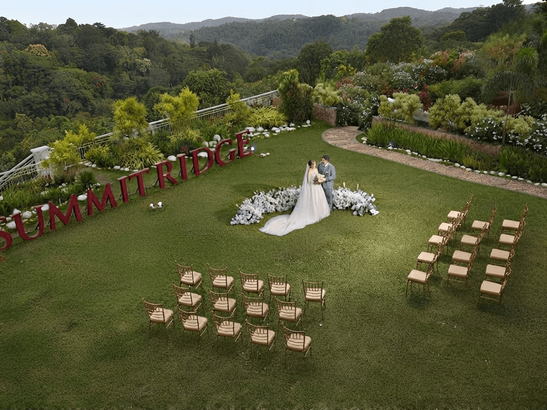 Events lawn for destination weddings at Summit Ridge Tagaytay | Contributed photo