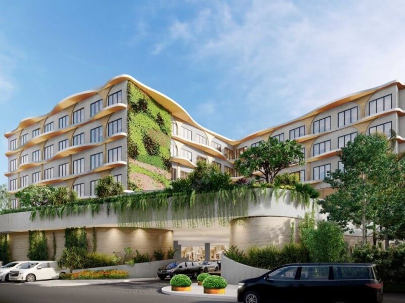 Artist&rsquo;s perspective: The convention drop-off at Grand Summit Bohol is envisioned as a refined arrival point for meetings, conferences, and destination events, seamlessly integrated into its prime beachfront setting in Panglao. | Contributed photo