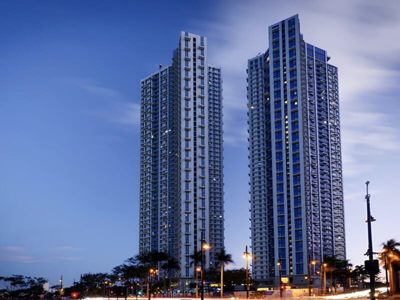 Robinsons Land cited projects such as The Trion Towers (pictured), saying buyers who entered early in the development cycle have typically benefited as property values increased over time.