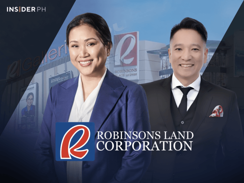 Robinsons Land president and CEO Mybelle V. Aragon-GoBio with RL Commercial REIT president and CEO Jericho P. Go.&nbsp;