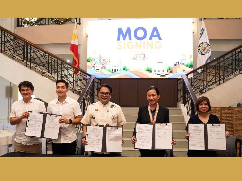 From left: Bacolod City Councilor Wilson Gamboa; &nbsp;Bacolod City Councilor Jason Villarosa; Bacolod City Mayor Greg G. Gasataya; Mybelle V. Aragon-GoBio, president and CEO of Robinsons Land and Yvonne Flores, head of Robinsons Land Foundation Inc. | Contributed photo