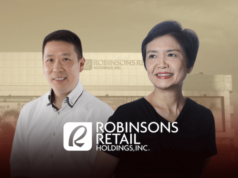 RRHI president & CEO Stanley Co with chair Robina Gokongwei-Pe