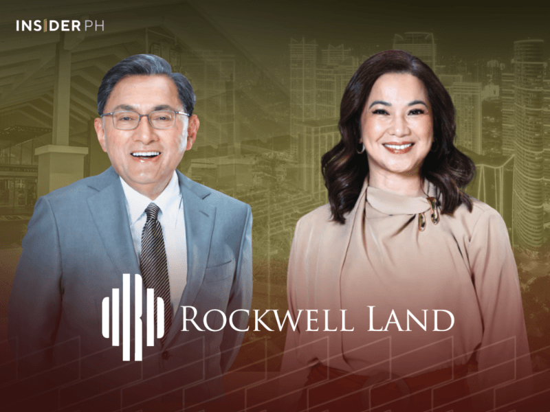 Rockwell Land chair, CEO Nestor Padilla with president Valerie Jane L. Soliven.&nbsp;