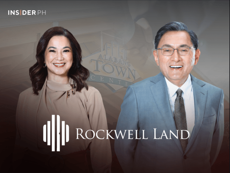 Rockwell Land chair and CEO Nestor Padilla with president Valerie Jane L. Soliven.&nbsp;