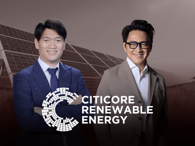 CREC president and CEO Oliver Tan ​with chair Edgar Saavedra.&nbsp;