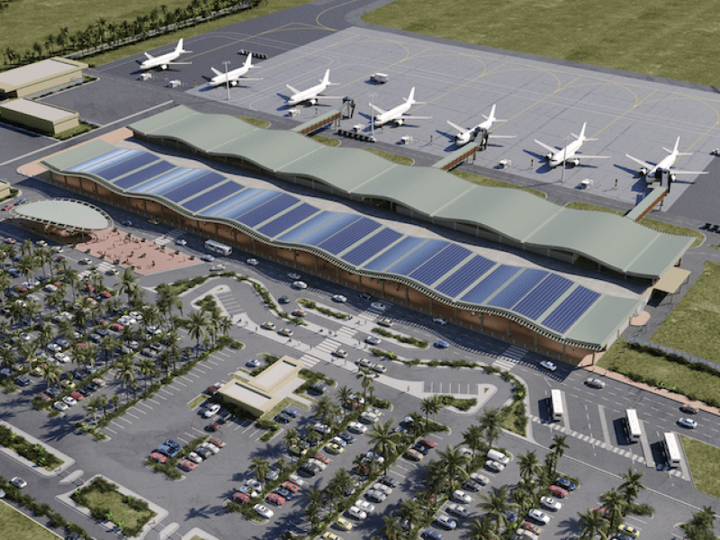 Artist’s rendering of the upgraded Bohol-Panglao International Airport, showcasing modernized facilities and expanded capacity under Aboitiz InfraCapital’s management./Image from Aboitiz Group 