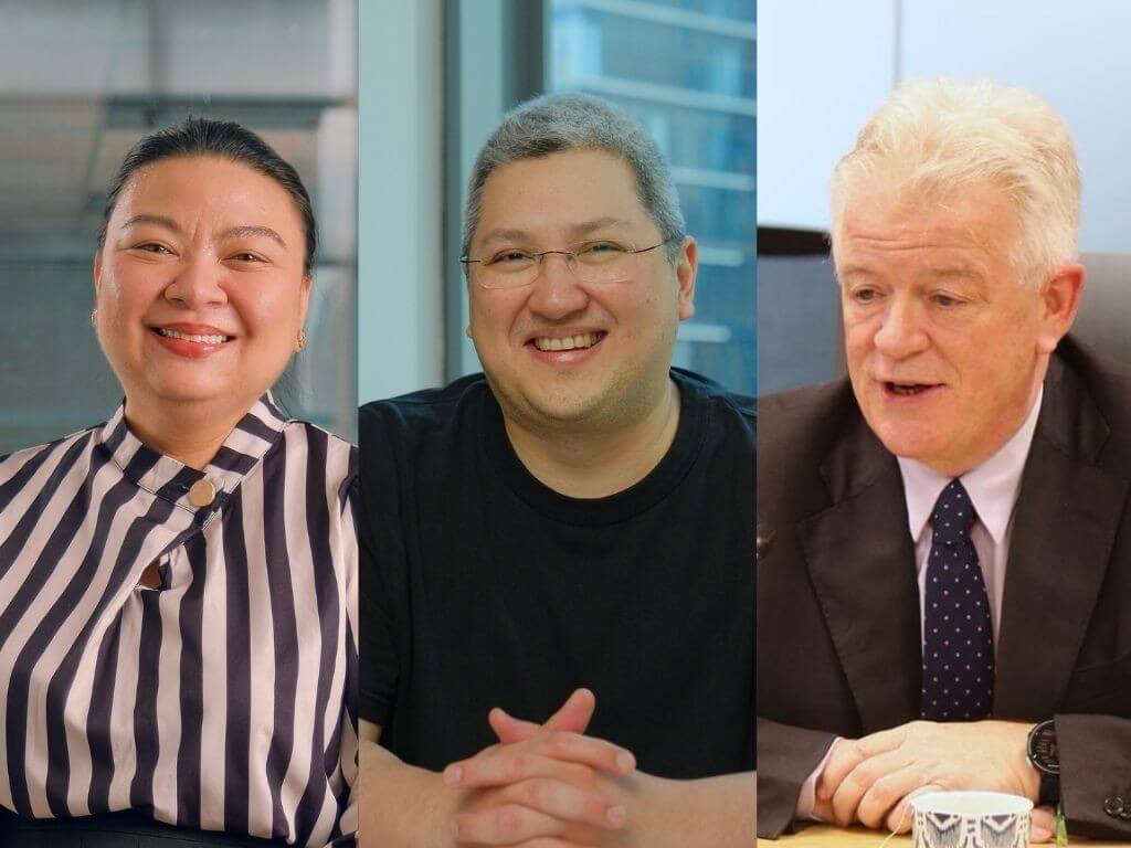 From left: Atty. Eunice Monsod, Raffy Montemayor and Chris Nelson | Contributed photos
