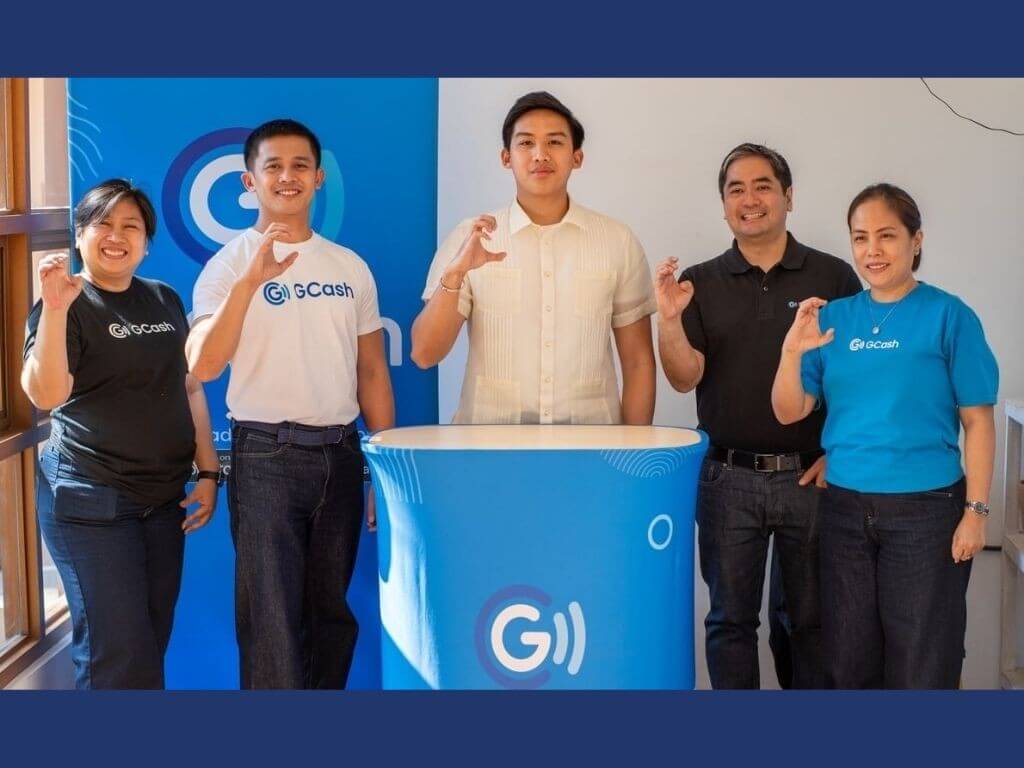 GCash North Luzon regional sales head for public sector Trisha Dizon; North Luzon account manager for public sector Marvin Valdez; San Juan LGU tourism committee chair Mitos Magsaysay; GCash assistant vice president for public sector pre-sales Nikki Serqui&ntilde;a, and head of enterprise communications and public affairs Joy Munsayac-Cacal. | Contributed photo