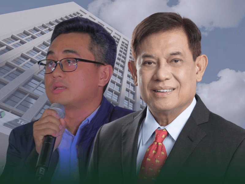 SEC Commissioner McJill Bryant T. Fernandez with SEC Chair Francis Ed Lim 