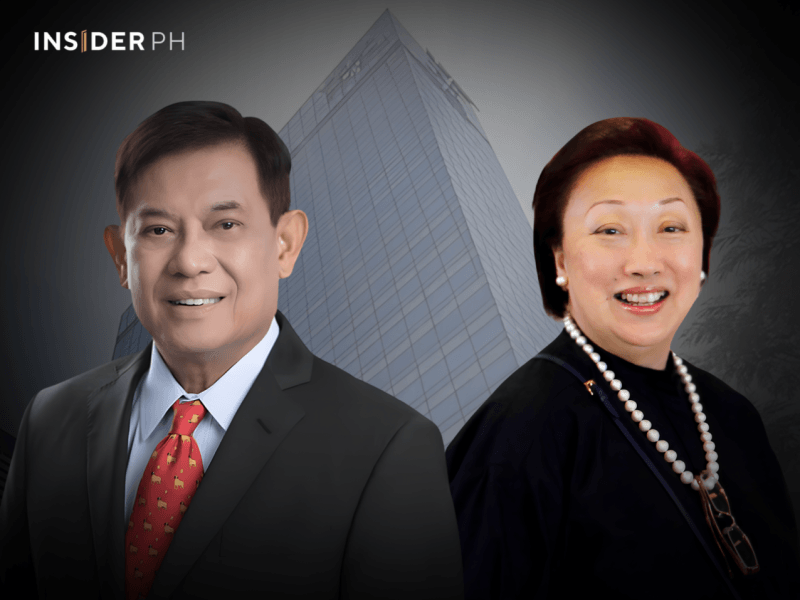 SEC chair Francis Ed. Lim with longtime PSE director Vivian Yuchengco.&nbsp;