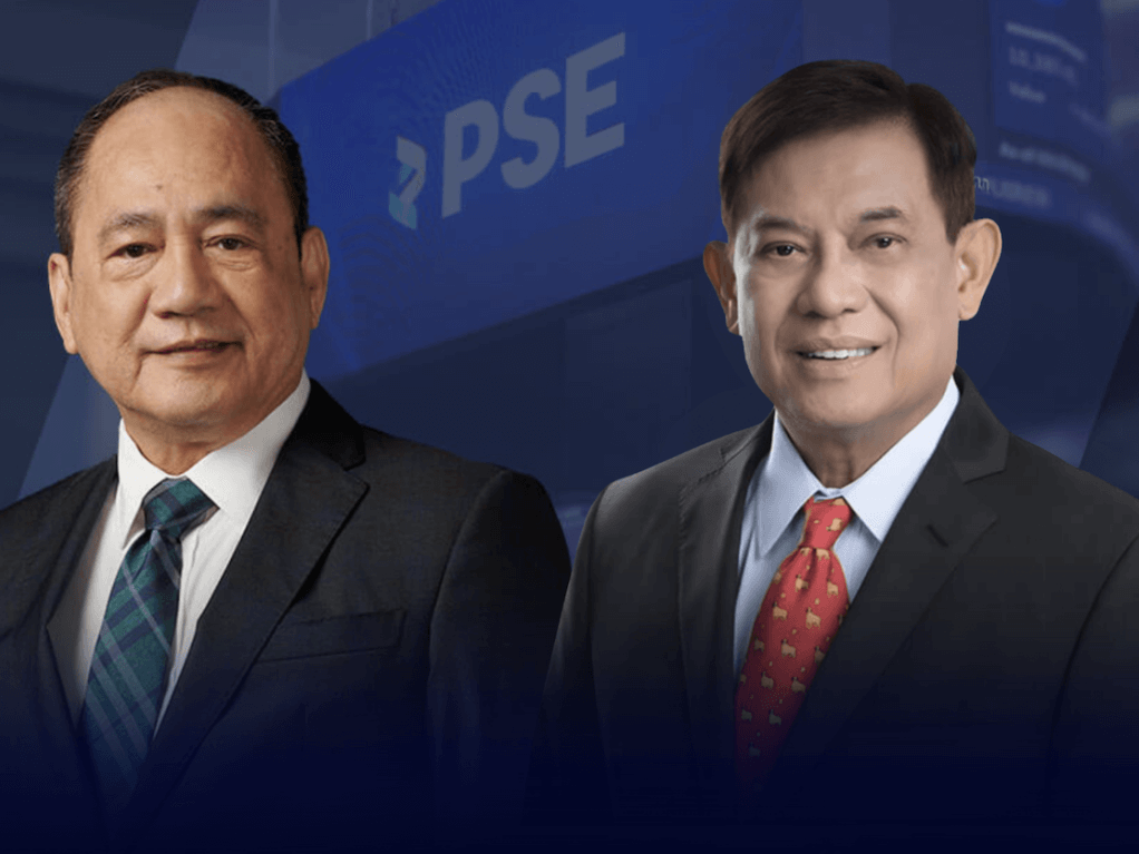 PSE President Ramon Monzon with SEC Chair Francis Ed. Lim 