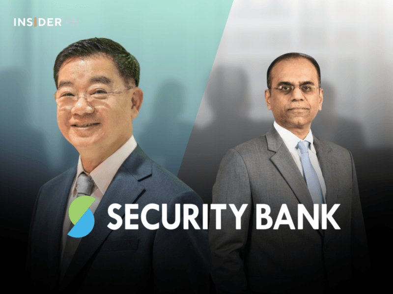 Security Bank CEO Victor Lee with retail banking chief Rahul Rasal.&nbsp;