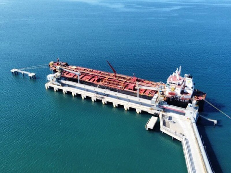 The 7-hectare private port facility is designed to serve as a southern gateway for cargo, cement, and fuel shipments./ Contributed photo