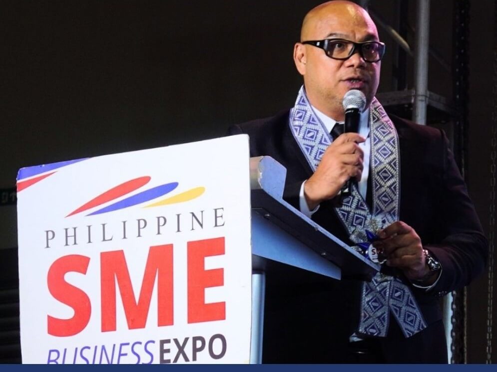 Skyro head of SME Michael Tabaday shared growth insights for Filipino MSMEs at the 18th Philippine SME Business Expo. | Contributed photo