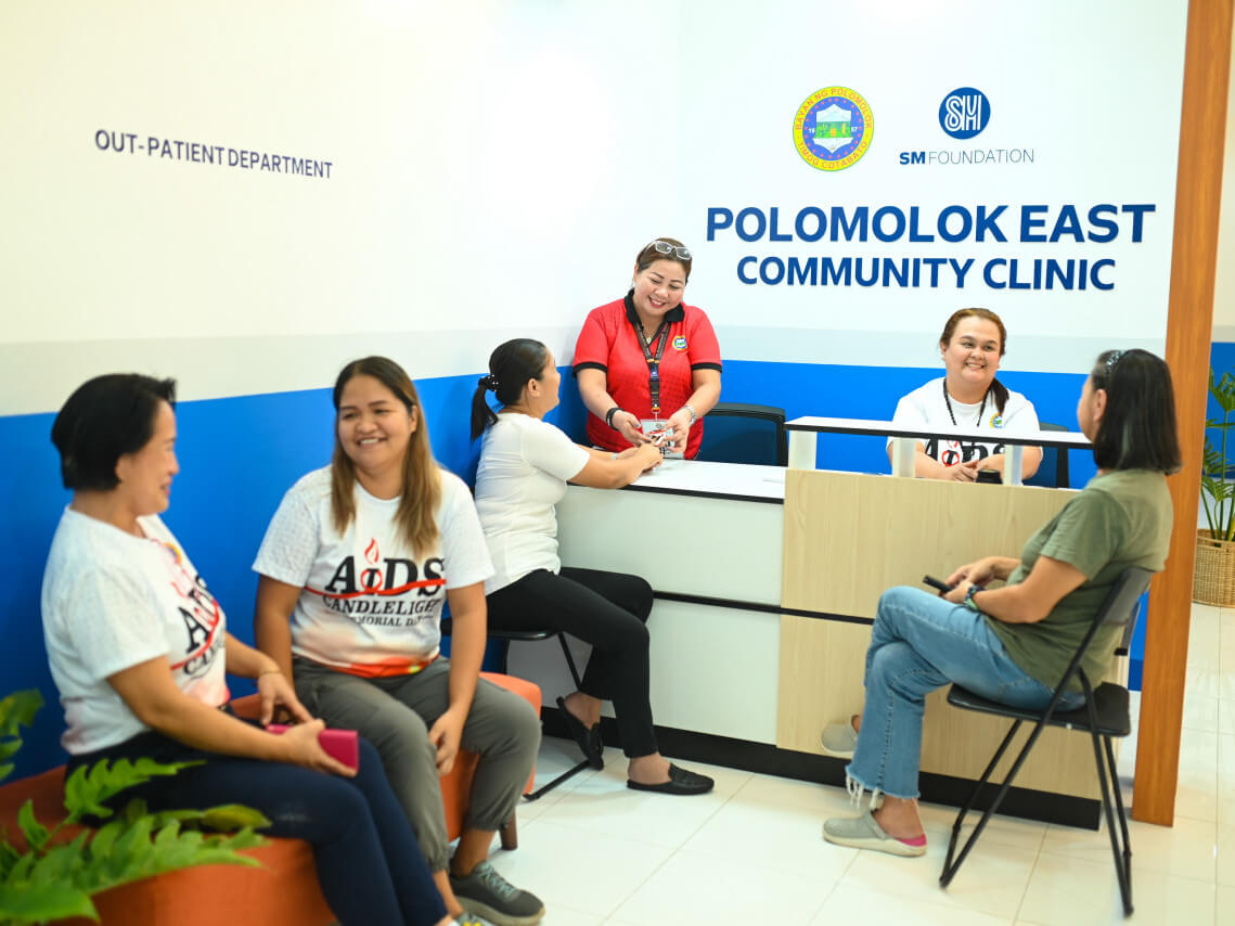 SM Foundation refurbished the Polomolok East Community Clinic in South Cotabato./contributed photo