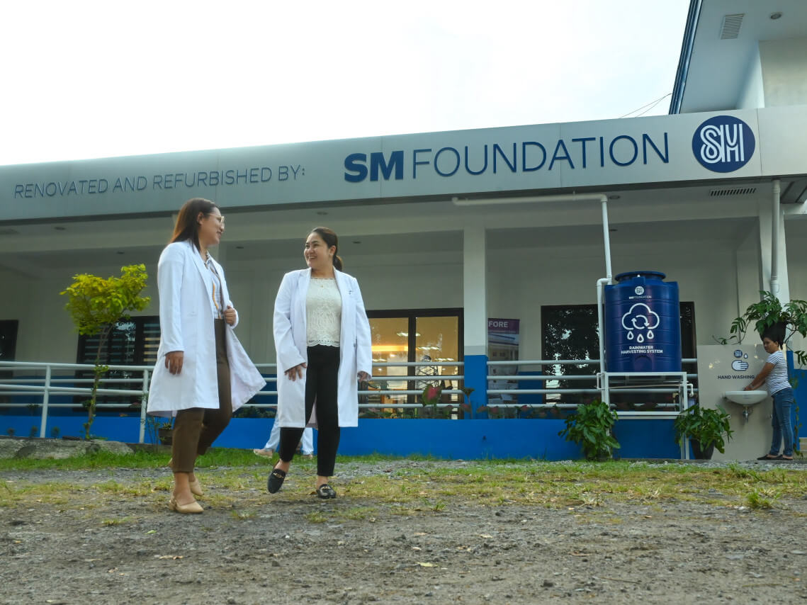 The Polomok clinic also features eco-conscious appliances, air-cleaning paints, locally sourced plants and a rainwater catchment system./contributed photo