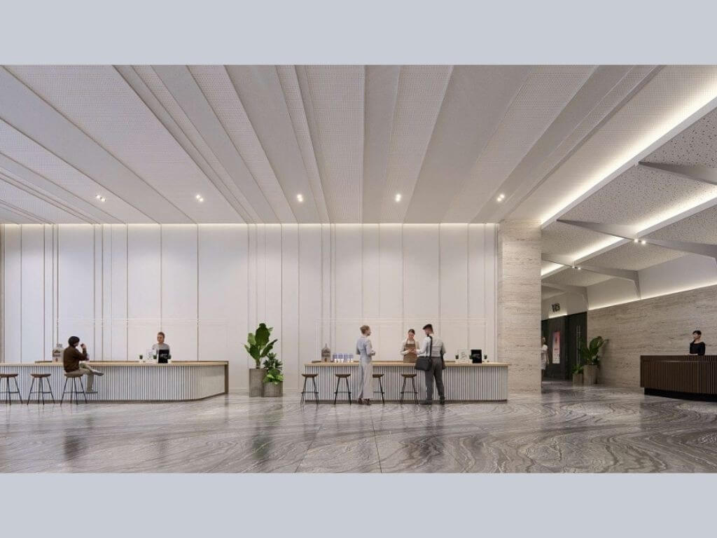 A visualization of the lobby of SMX Convention Center Trade Hall, designed to set the experience for every event. &nbsp;| Contributed photo