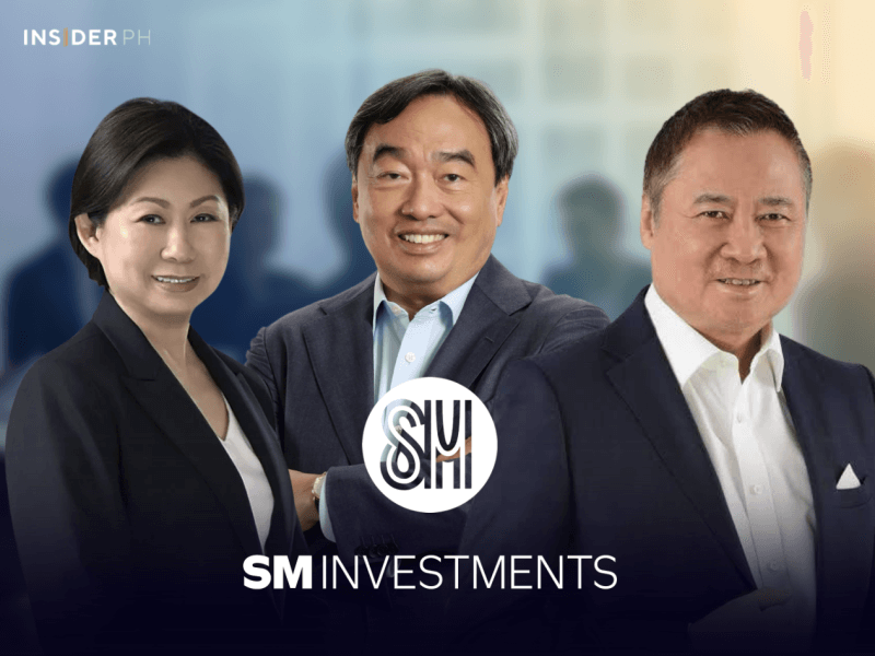 From left: Teresita T. Sy, vice chair; Frederic C. DyBuncio, president and CEO; and Henry T. Sy, Jr., vice chair of SM Investments Corp.
