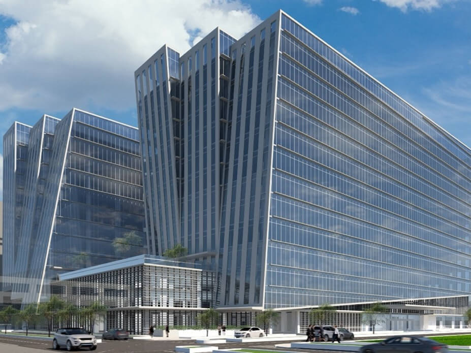 SixE-com Center was designed by the renowned architectural firm Arquitectonica, whose portfolio includes well-known projects such as the Microsoft Headquarters in Paris, the Bronx Museum in New York and the International Finance Center in Seoul./ Photo from SM Prime