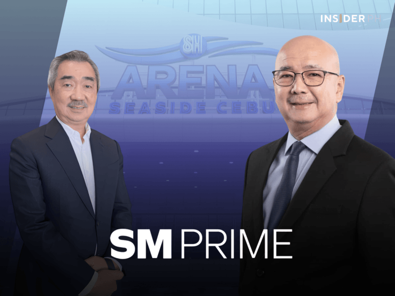 SM Prime executive committee chair Hans Sy with president & CEO Jeffrey Lim&nbsp;